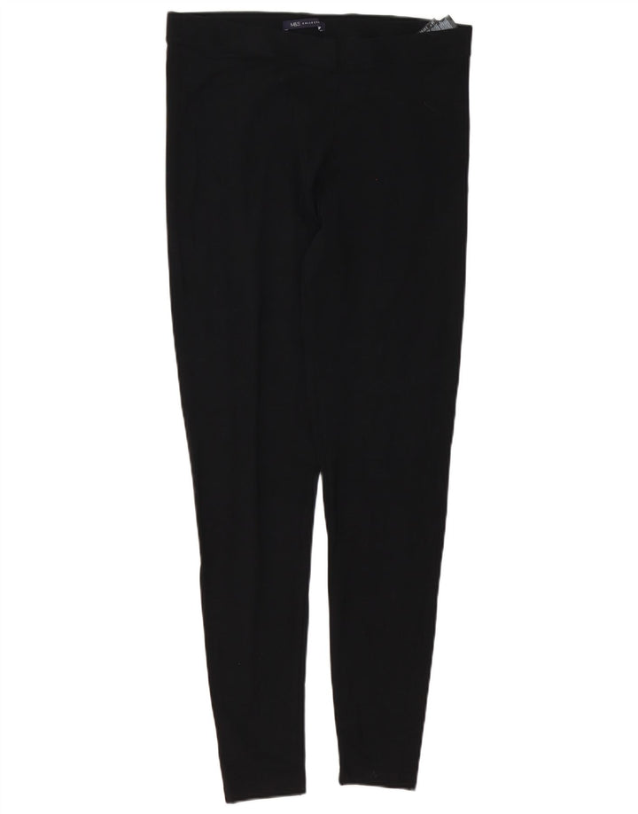 Marks & Spencer Womens Leggings UK 14 Large Black Bomuld