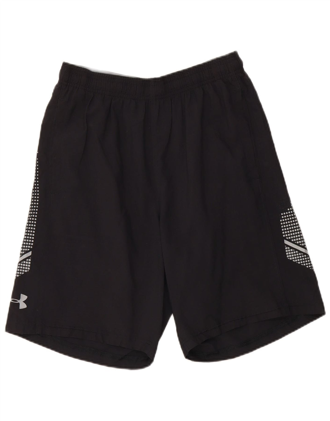 UNDER ARMOUR Herre Heat Gear Sportsshorts Medium Sort Geometrisk