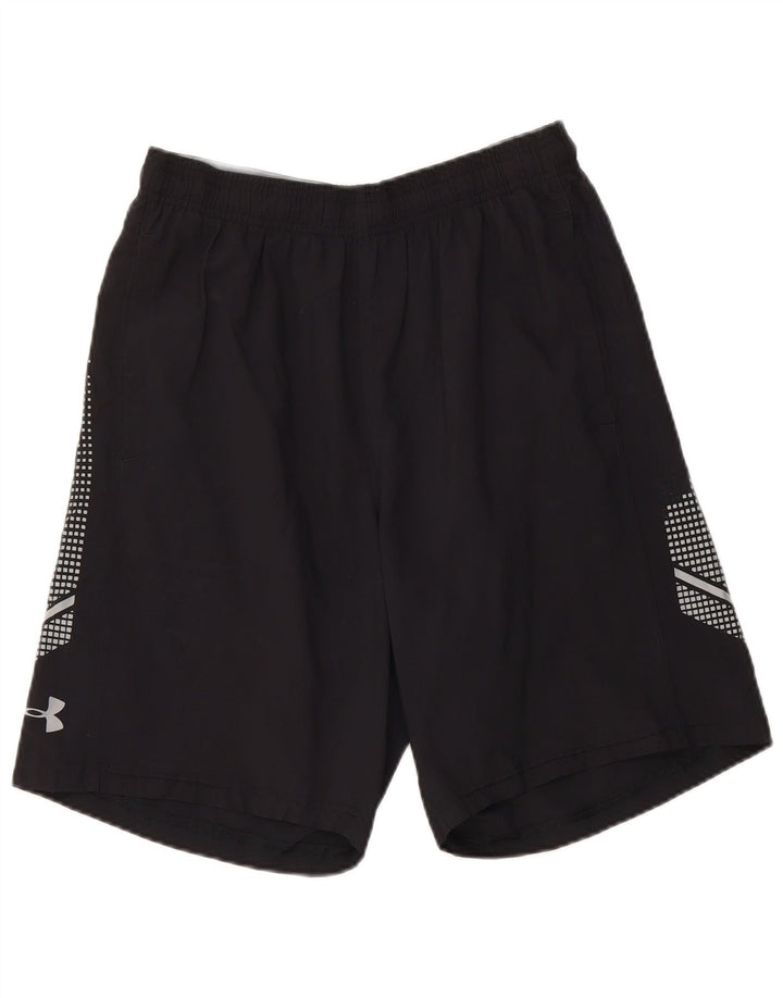 UNDER ARMOUR Herre Heat Gear Sportsshorts Medium Sort Geometrisk