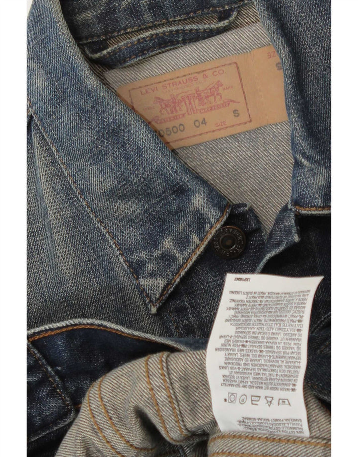 Levi's Herre denimjakke UK 36 Lille marineblå bomuld