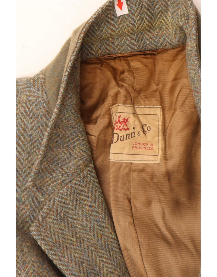 Dunn &Co Herre Harris Tweed UK 40 Large Brown Sildebensuld Klassisk