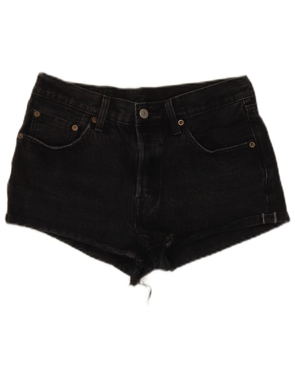 Levi's Womens 501 denimshorts W27 Small Black Bomuld