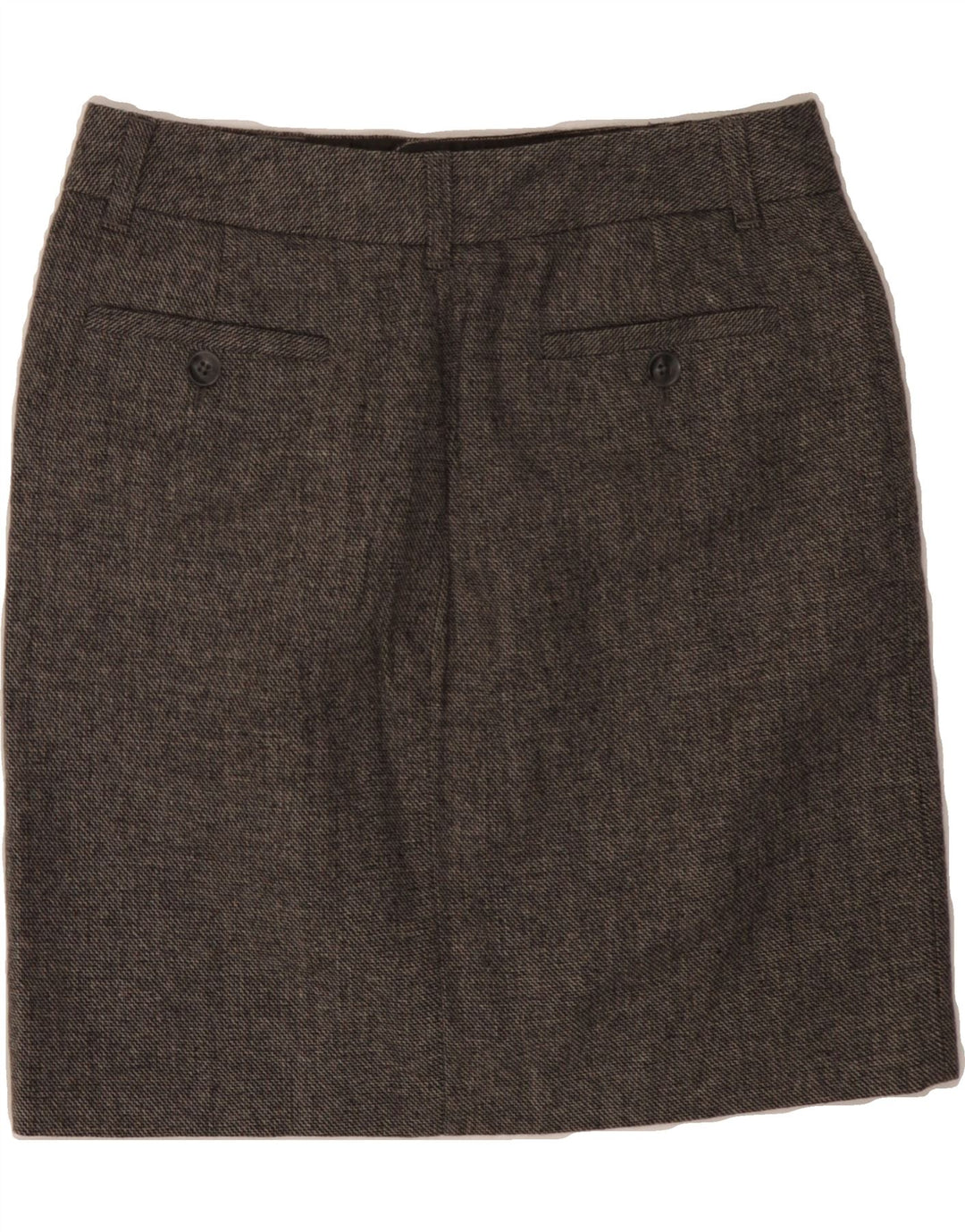 EDDIE BAUER Womens Pencil Skirt US 6 Medium W30  Grey Wool Vintage Eddie Bauer and Second-Hand Eddie Bauer from Messina Hembry 