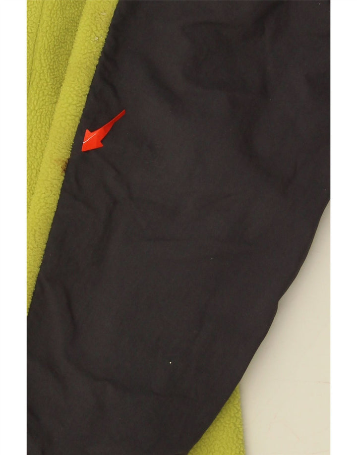 L.L.BEAN Mens Fleece Jacket UK 34 XS Green Colourblock Polyester Vintage L.L.Bean and Second-Hand L.L.Bean from Messina Hembry 