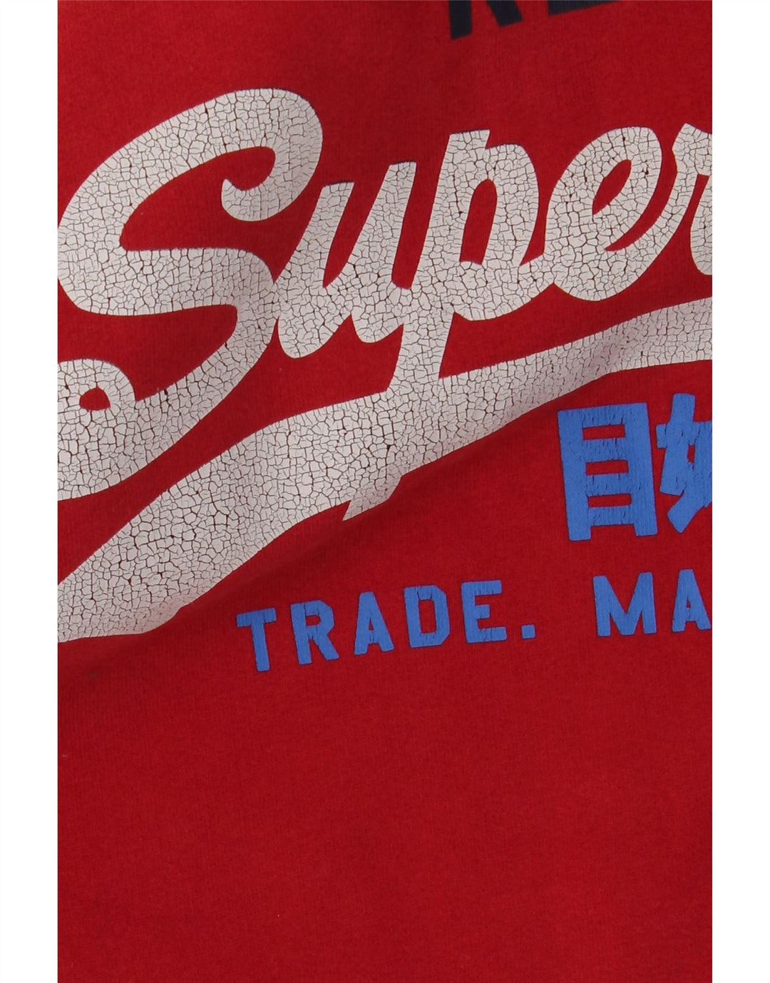 SUPERDRY Grafisk hættetrøje til mænd Medium rød bomuld