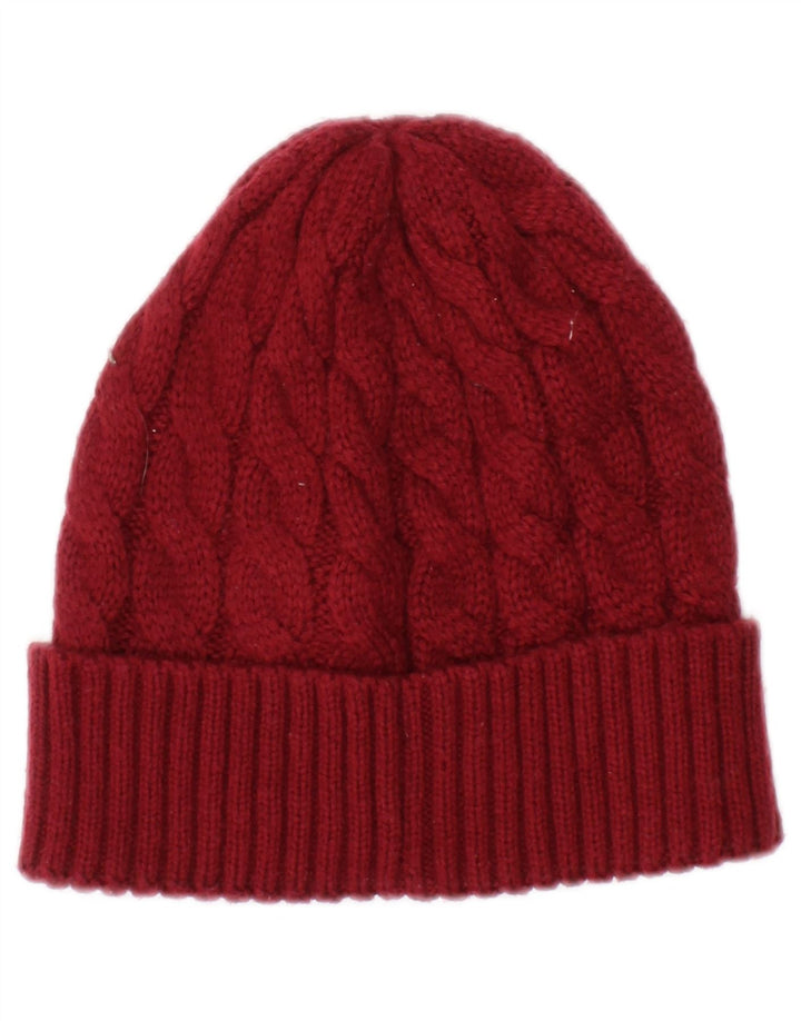 Kappa Strik Beanie Hat One Size Rød polyakryl