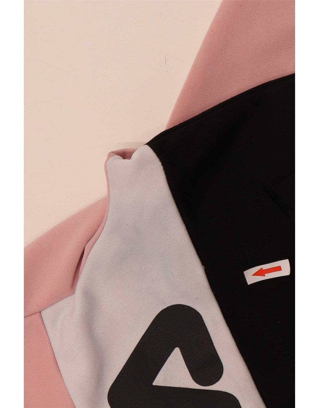 Fila Grafisk træningsdragt topjakke til kvinder UK 14 Medium Pink Colourblock