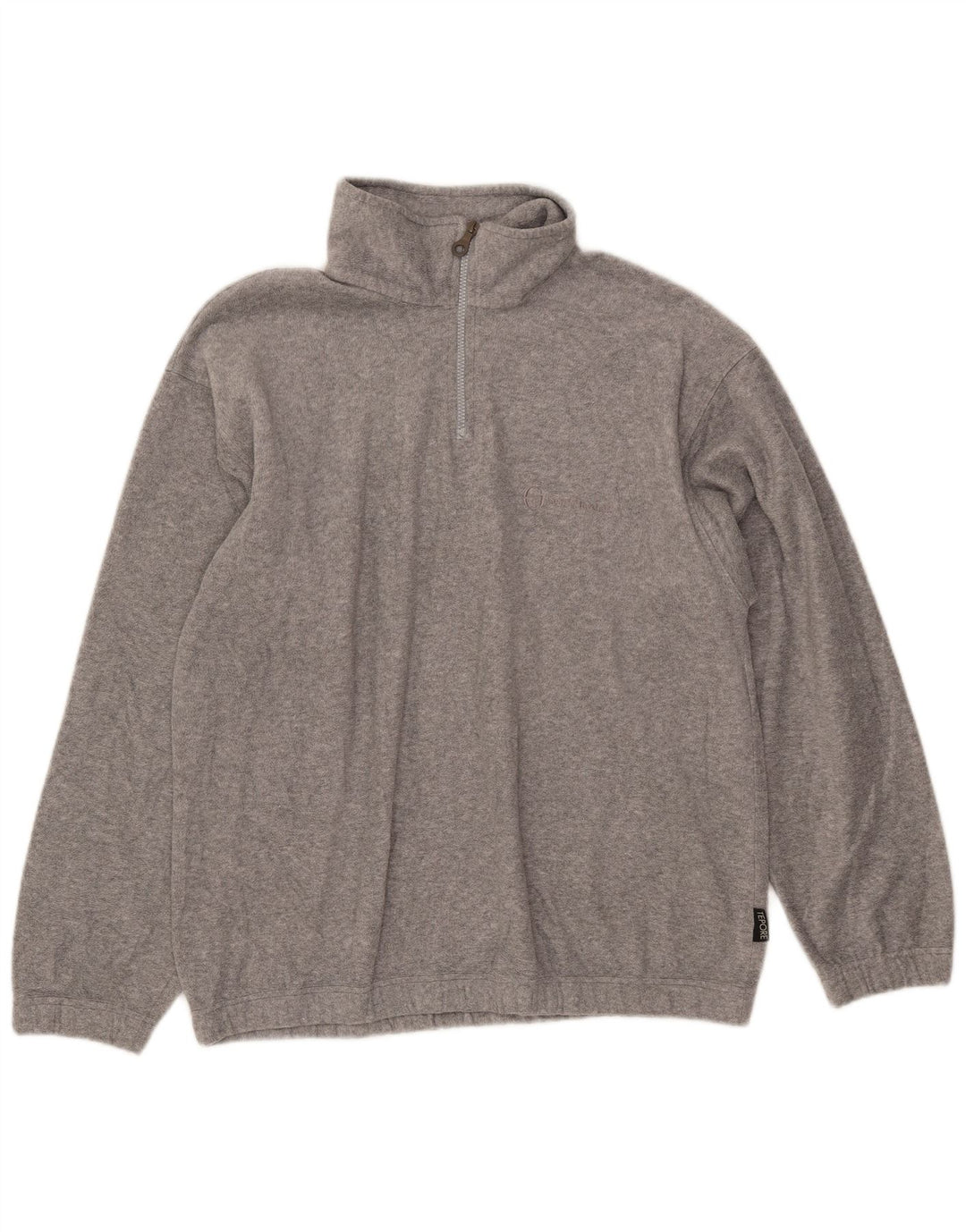 SERGIO TACCHINI Fleecetrøje med lynlås til mænd, stor grå