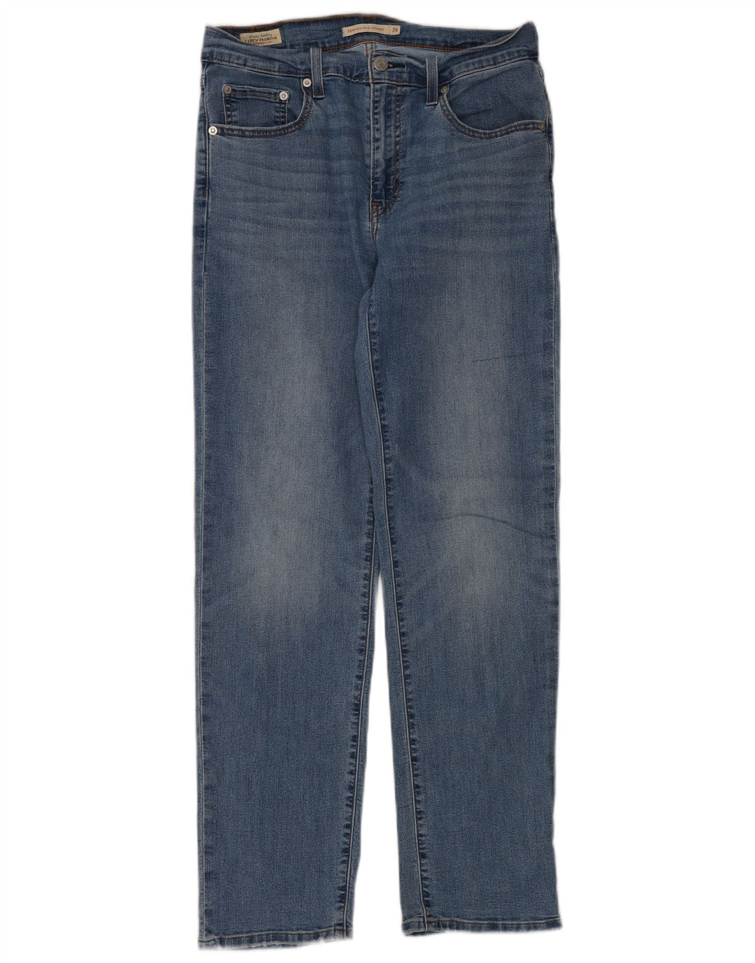 Levi's Dame 724 Højtaljede lige jeans W29 L30 Blå