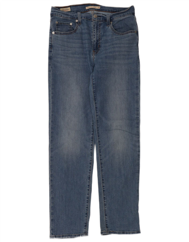 Levi's Dame 724 Højtaljede lige jeans W29 L30 Blå