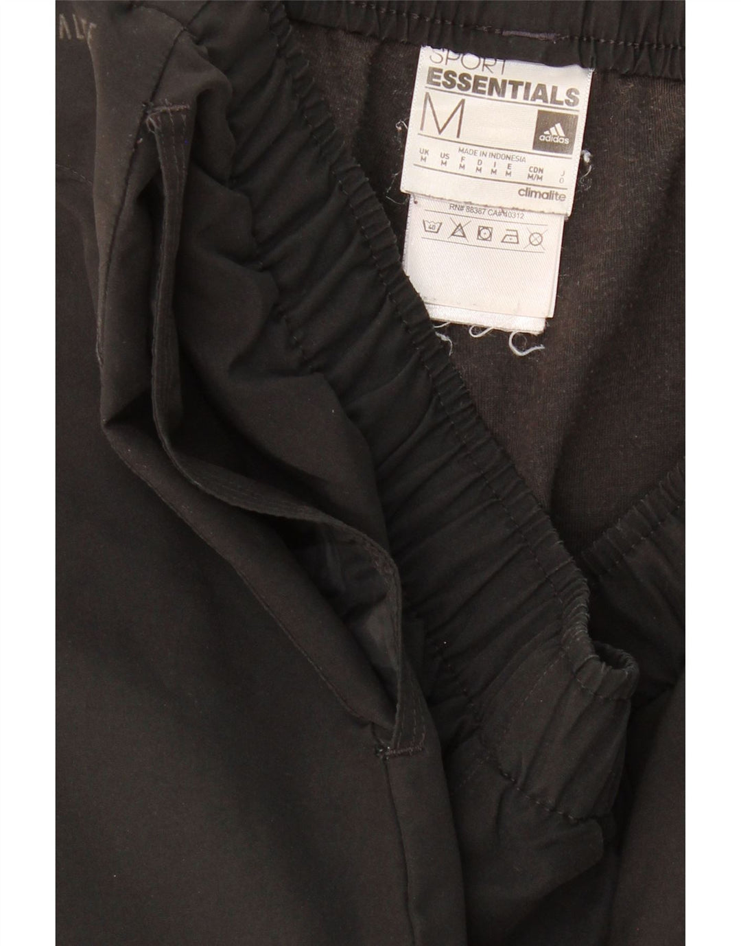 ADIDAS Mens Tracksuit Trousers Medium Black Polyester Vintage Adidas and Second-Hand Adidas from Messina Hembry 