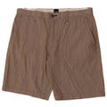 Gap Herre Chino Shorts W34 Stor Beige Nålestribet Bomuld