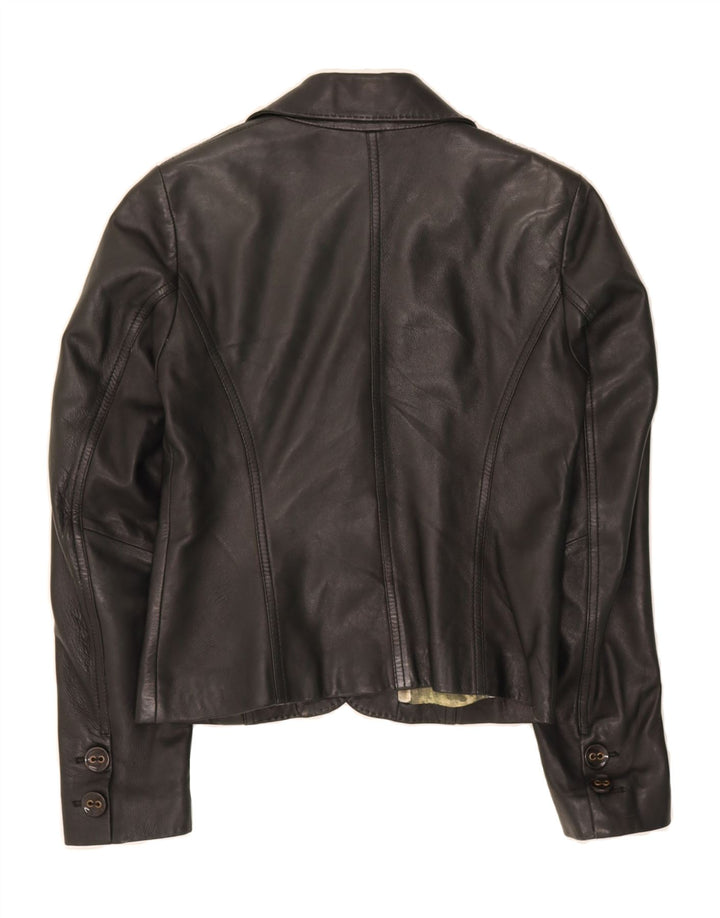 OAKWOOD Womens 2 Button Blazer Jacket UK 10 Small Black Vintage Oakwood and Second-Hand Oakwood from Messina Hembry 