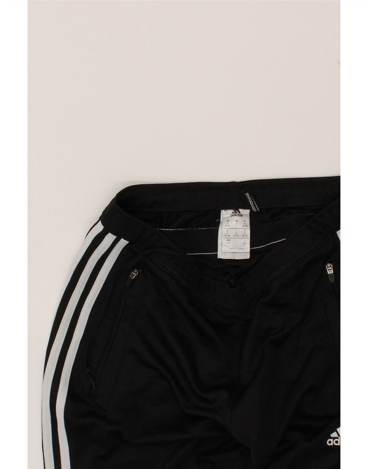 ADIDAS Womens Climacool Tracksuit Trousers UK 8/10 Small  Black Polyester Vintage Adidas and Second-Hand Adidas from Messina Hembry 