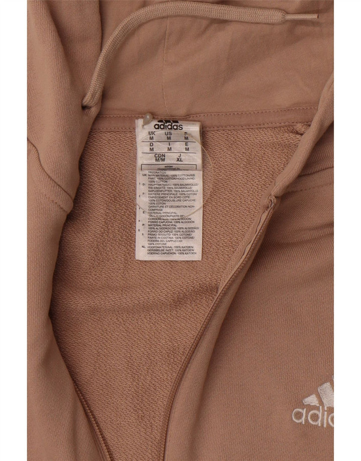Adidas Hættetrøje med lynlås til mænd Medium Brun Colourblock Bomuld