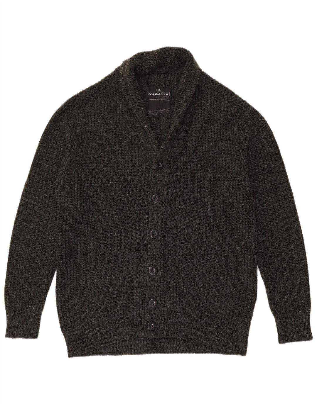Angelo Litrico Herre Cardigan Sweater XL Grå Akryl