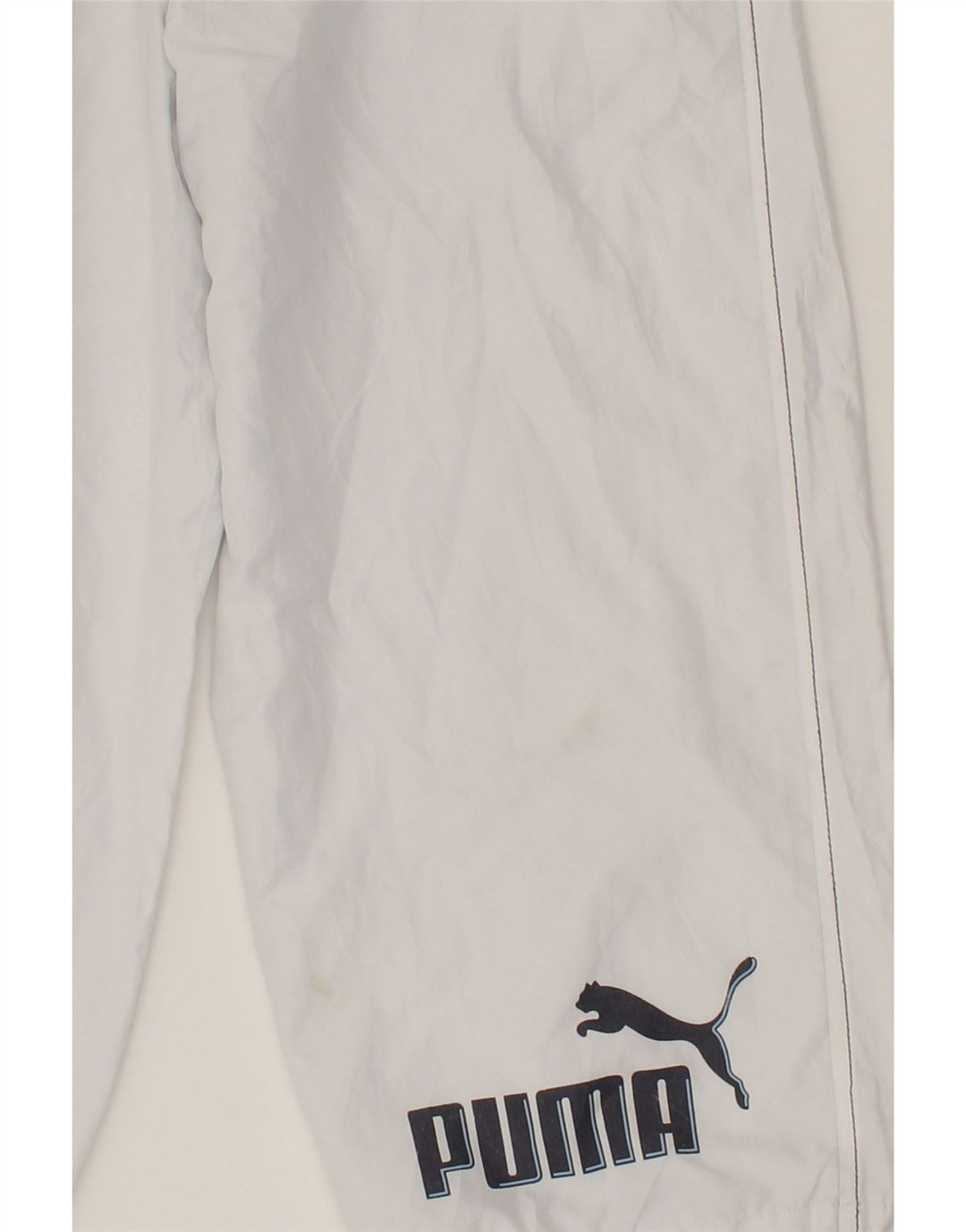 PUMA Boys Graphic Bermuda Sport Shorts 15-16 Years Off White Polyester Vintage Puma and Second-Hand Puma from Messina Hembry 