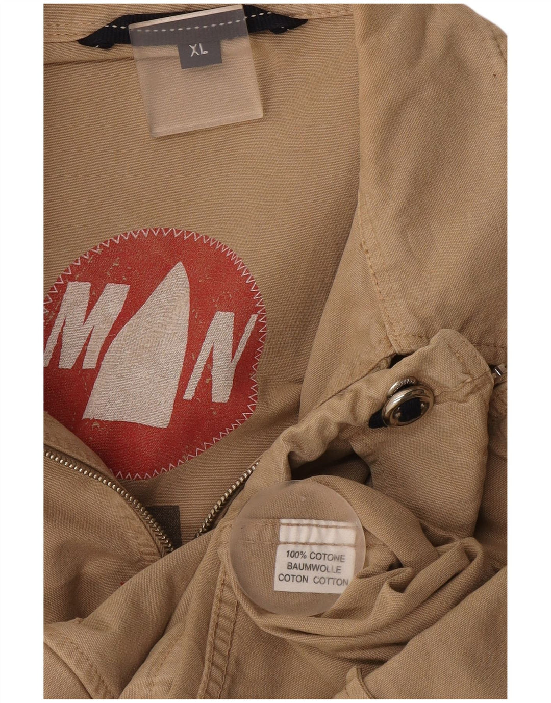 Murphy & Nye Bomberjakke til mænd UK 42 XL Beige Bomuld