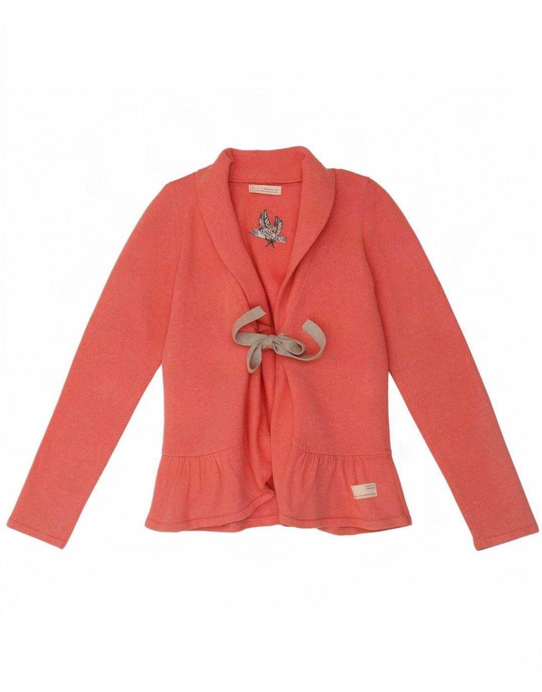 Odd Molly Dame Cardigan Sweater Størrelse 2 Medium Pink Flecked Bomuld