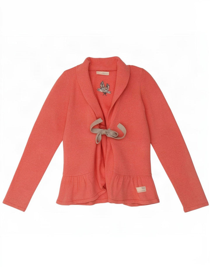 Odd Molly Dame Cardigan Sweater Størrelse 2 Medium Pink Flecked Bomuld