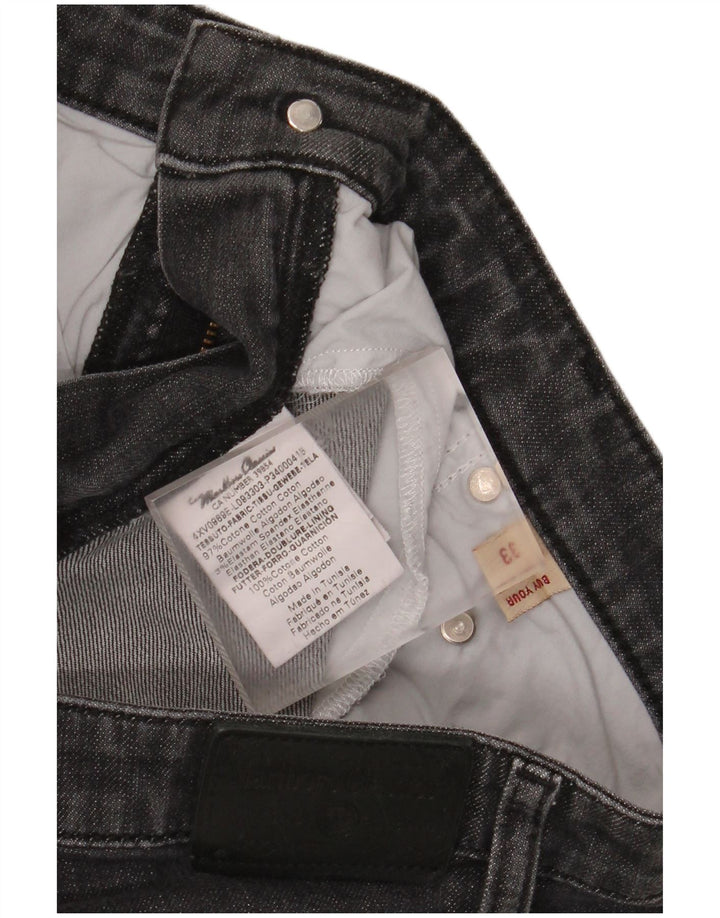 Marlboro Classics Lige jeans til kvinder W33 L30 Sort bomuld