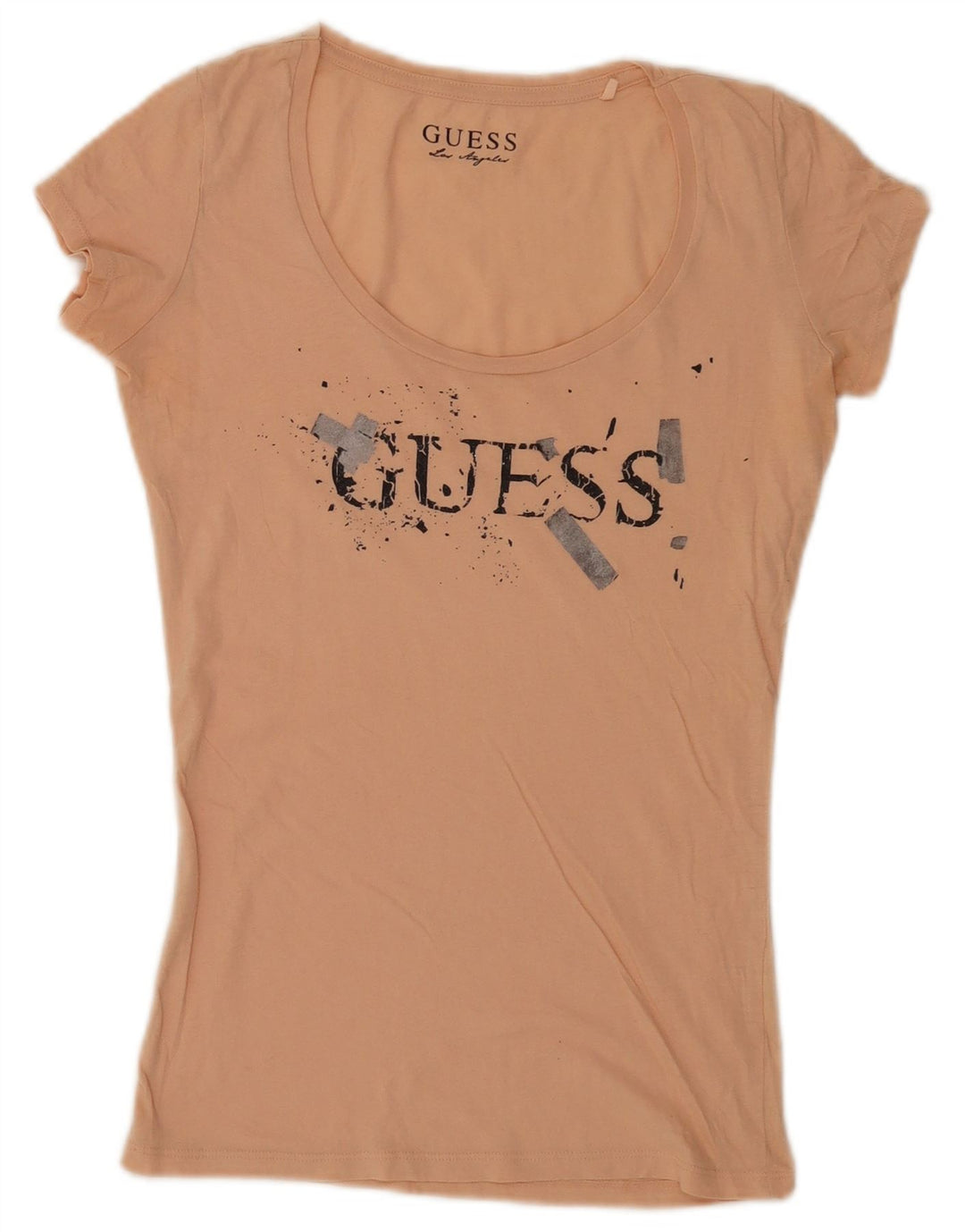 Guess Grafisk T-shirt top til kvinder UK 12 Medium Pink