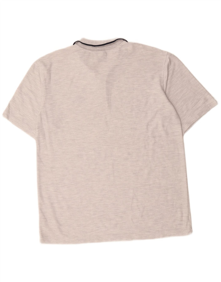 Umbro Herre poloshirt XL Gråstribet bomuld