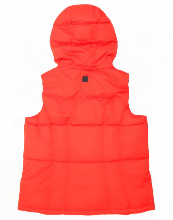 Marks & Spencer Dame Hætte Polstret Gilet UK 18 XL Rød Polyester