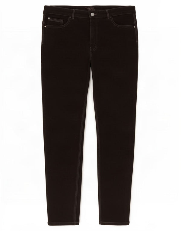 Marks & Spencer Dame Magic Skinny Jeans UK 20 2XL W40 L28 Sort