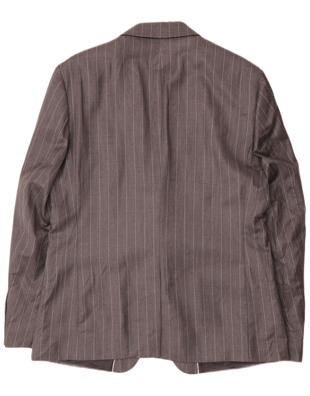 Zara Herre 1-knap blazerjakke EU 54 XL Gråstribet