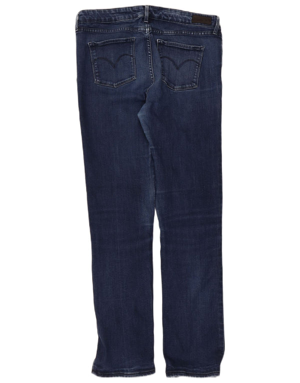 Levi's Womens Slight Curve Classic Rise Slim Jeans US 12 Large W31 L29 Blue
