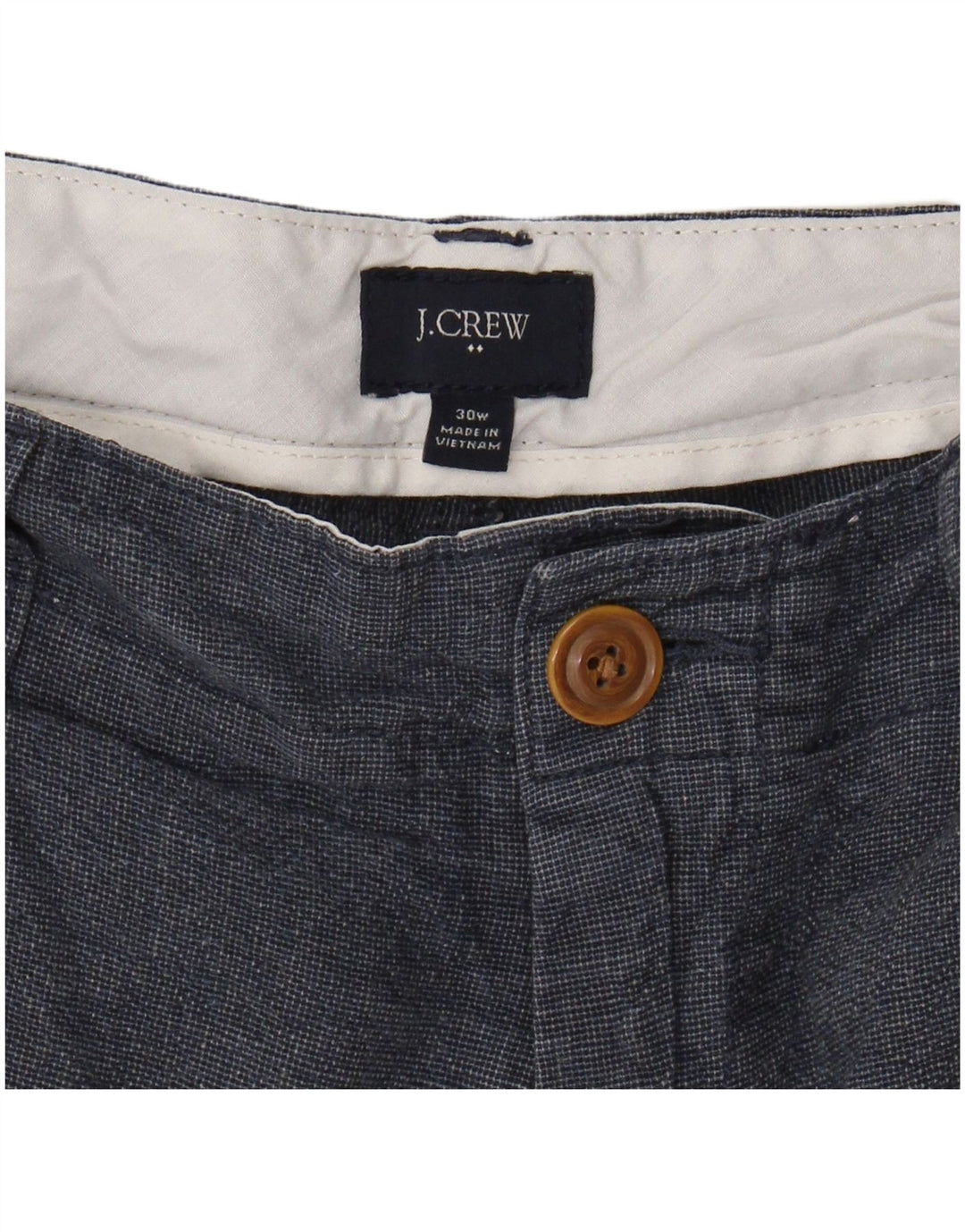 J. CREW Chino Shorts til mænd W30 Medium Navy Blue