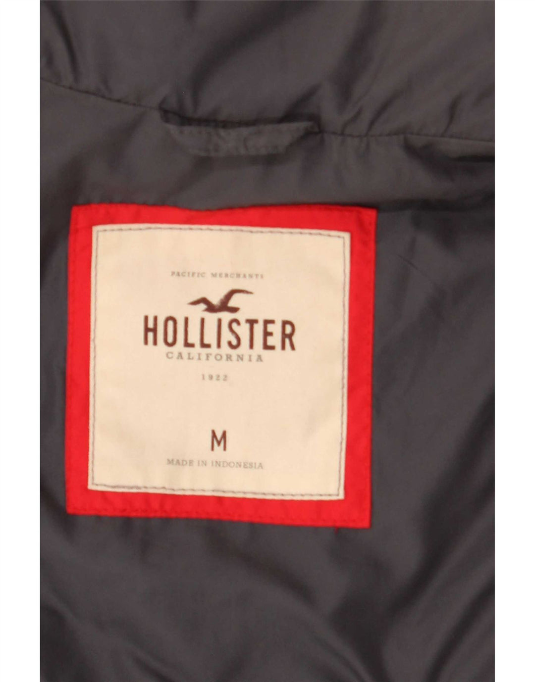 Hollister Womens Polstret Gilet UK 12 Medium Grey Polyester