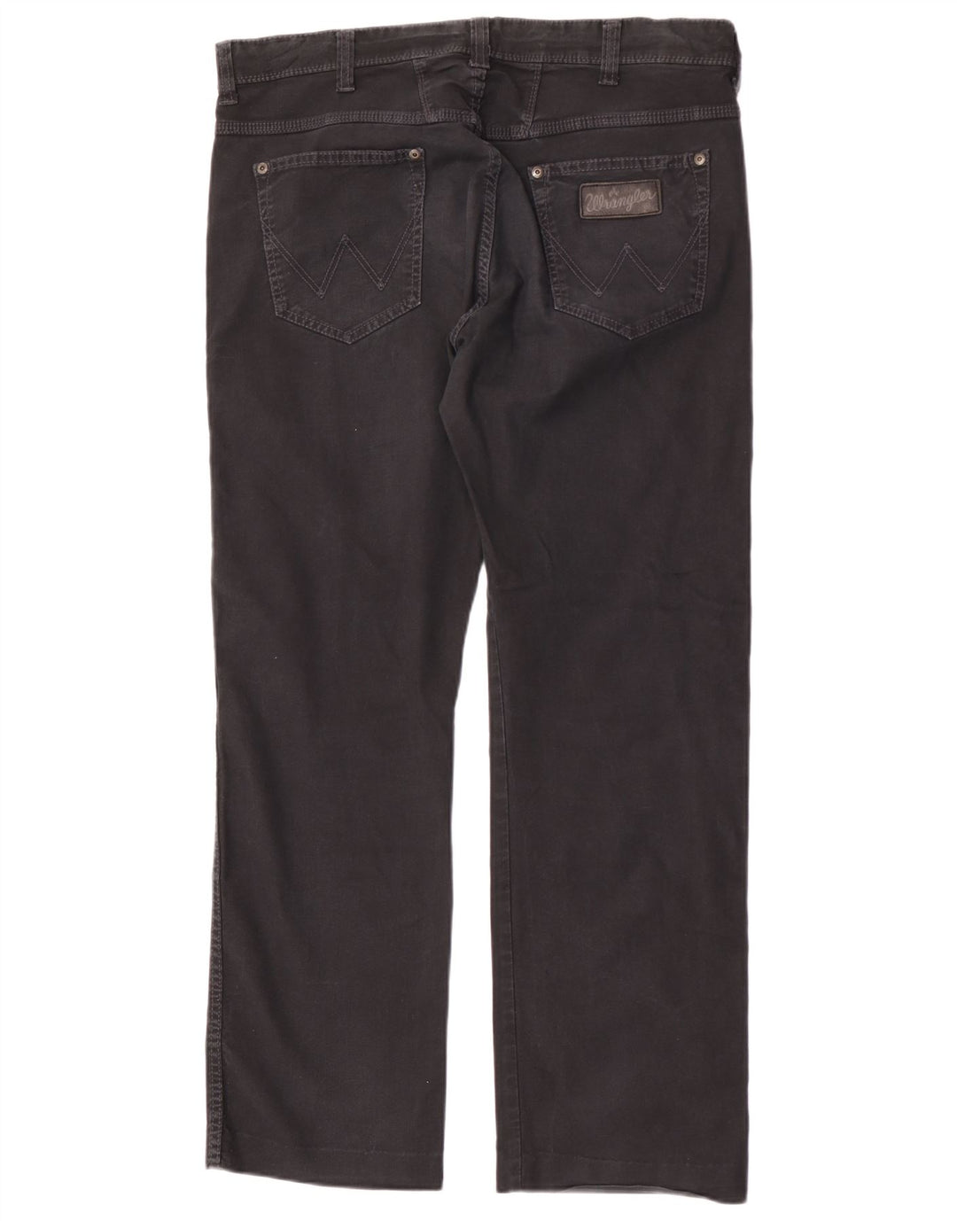 Wrangler Herre Clyde Straight Jeans W36 L32 Sort Bomuld