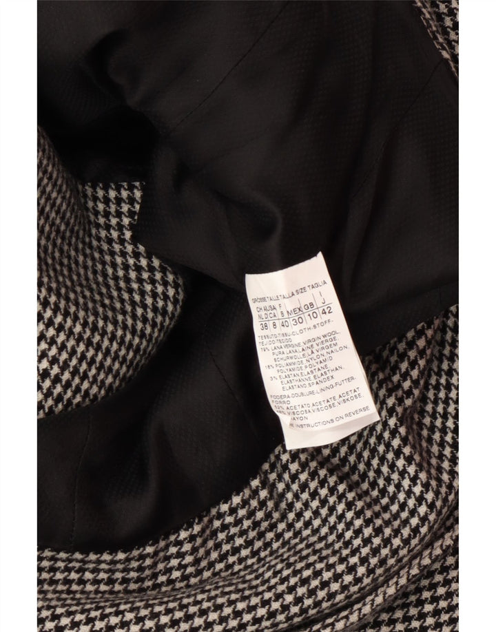 MAX MARA Dame 4-knaps 2-delt nederdelsæt UK 10 Small W28 Grey Classic