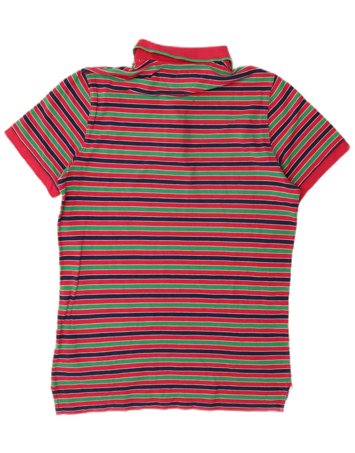 Tommy Hilfiger Herre Slim Fit Polo Shirt Medium Flerfarvet Stribet Bomuld
