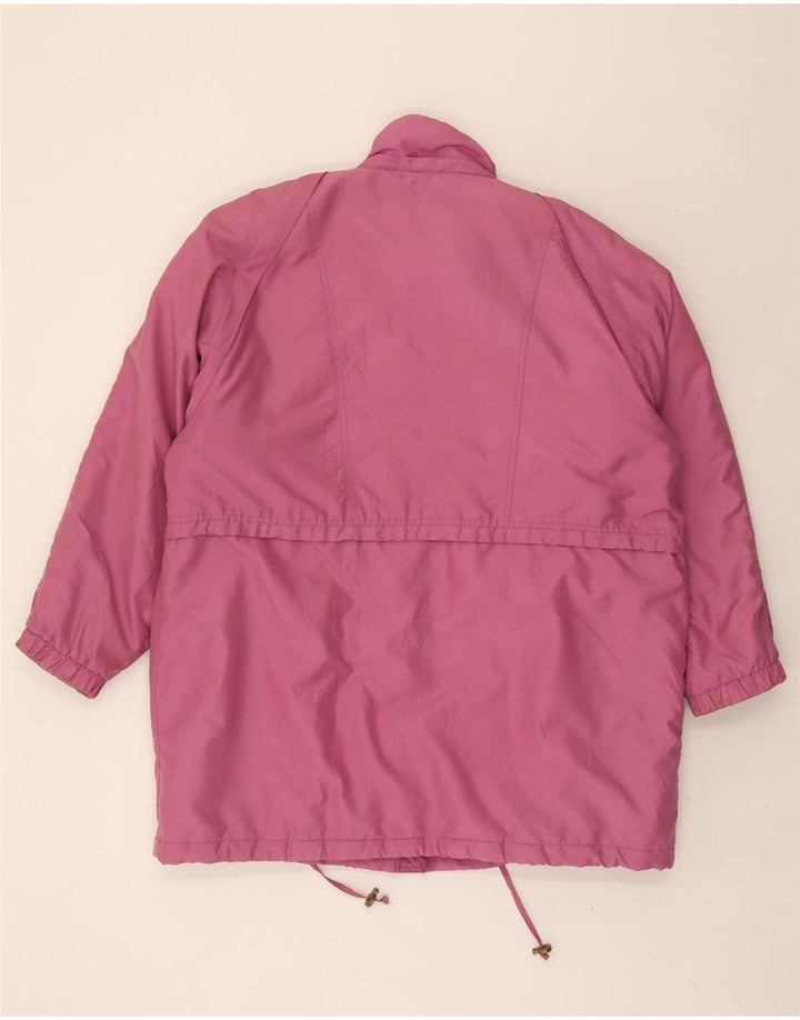 VINTAGE Womens Windbreaker Jacket UK 18 XL Pink Polyester Vintage Vintage and Second-Hand Vintage from Messina Hembry 