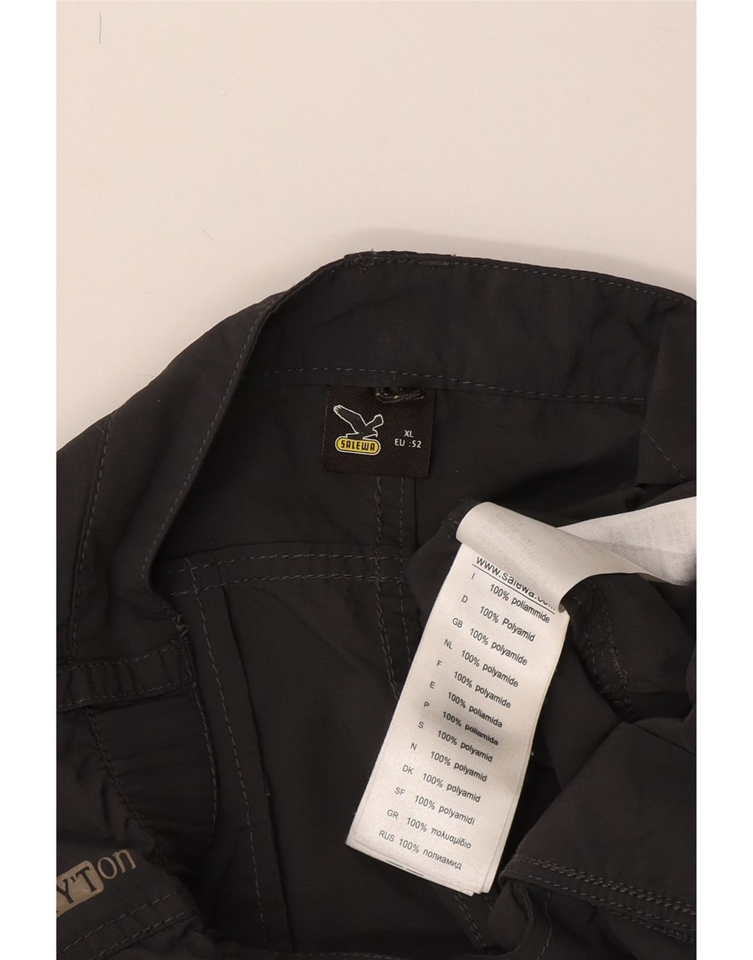 SALEWA Herre Cargo Shorts IT 52 XL W38 Grå Polyamid