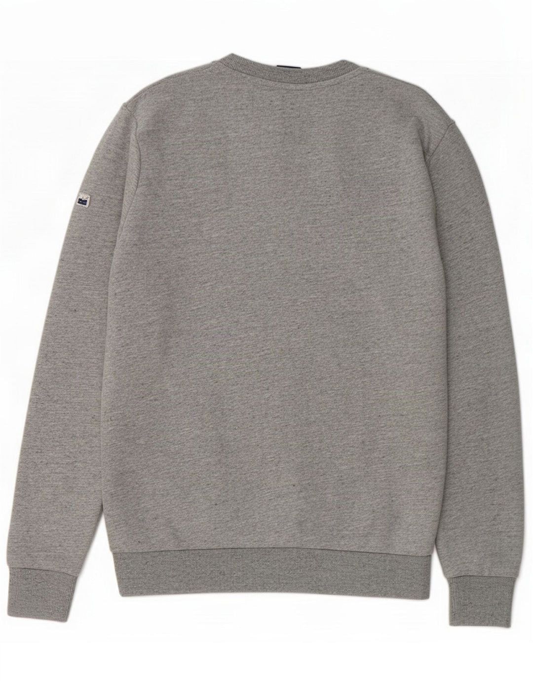 Superdry grafisk sweatshirt til mænd, lille grå bomuld
