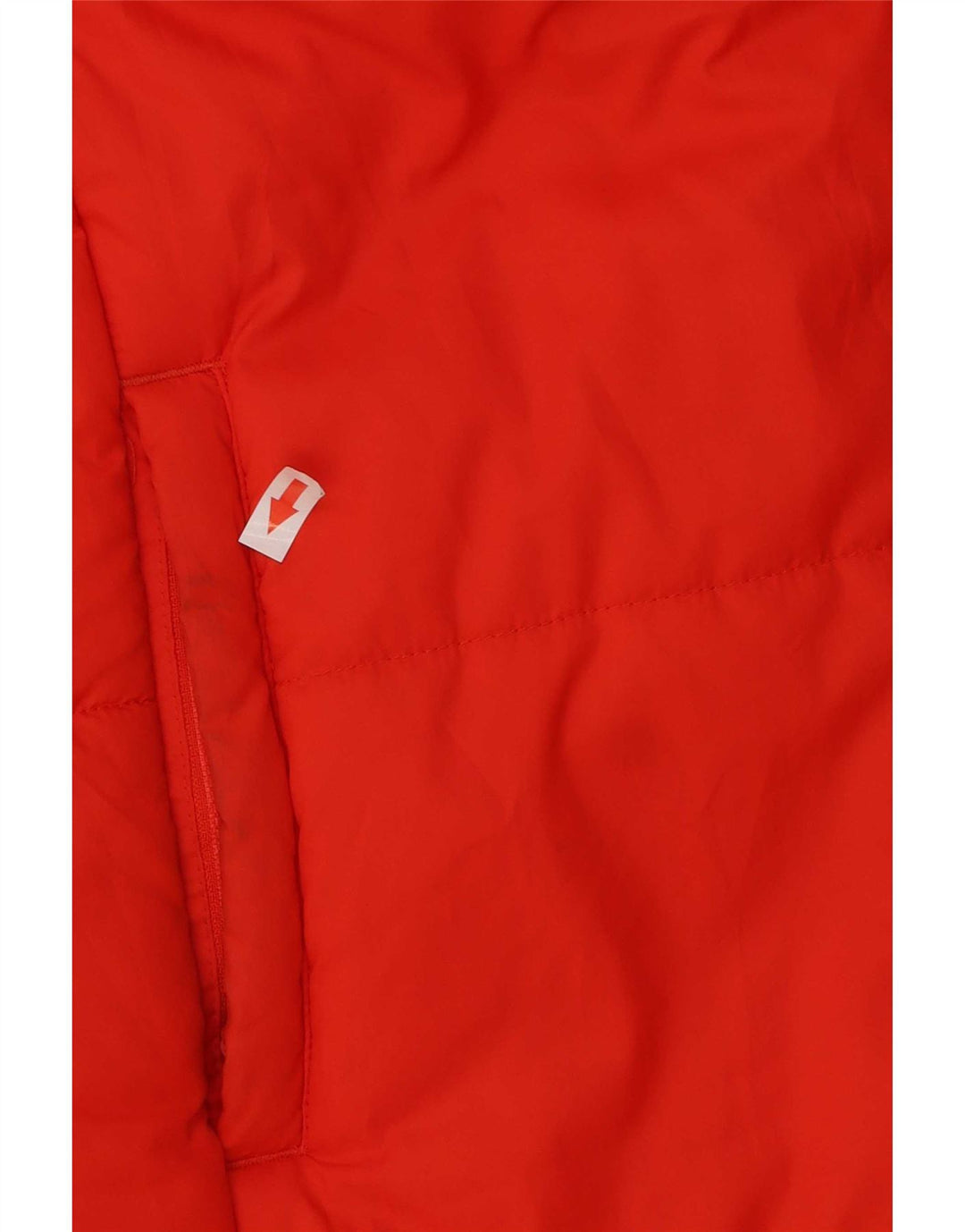 Nike Dame Oversized grafisk vendbar polstret frakke UK 10 Small Orange