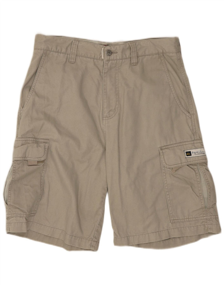 QUIKSILVER Herre Cargo Shorts W30 Medium Grå Bomuld