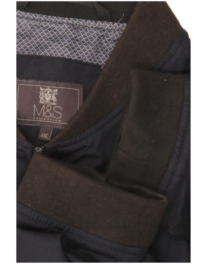 Marks & Spencer Herre Bomberjakke UK 44 2XL Navyblå