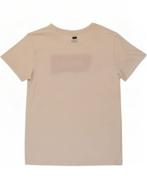 Levi's Womens Graphic T-Shirt Top UK 12 Medium White Cotton