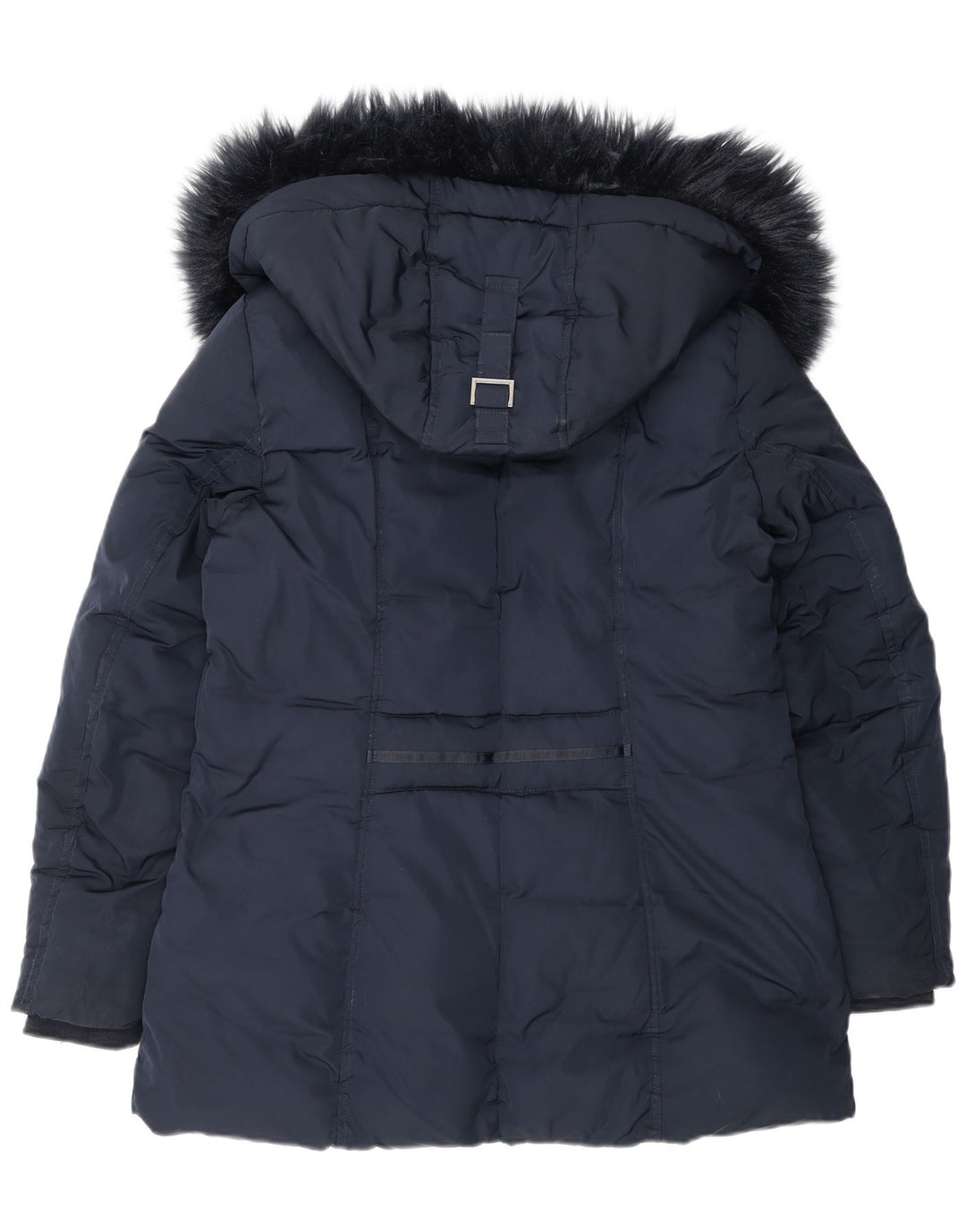 Monsoon Dame Oversized Polstret Hættejakke UK 14 Medium Navy Blue