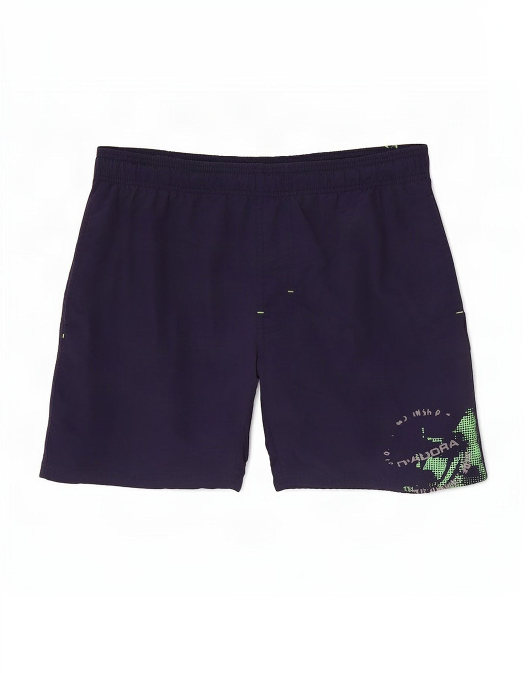 Diadora Herre grafiske svømmeshorts Medium Marineblå polyamid