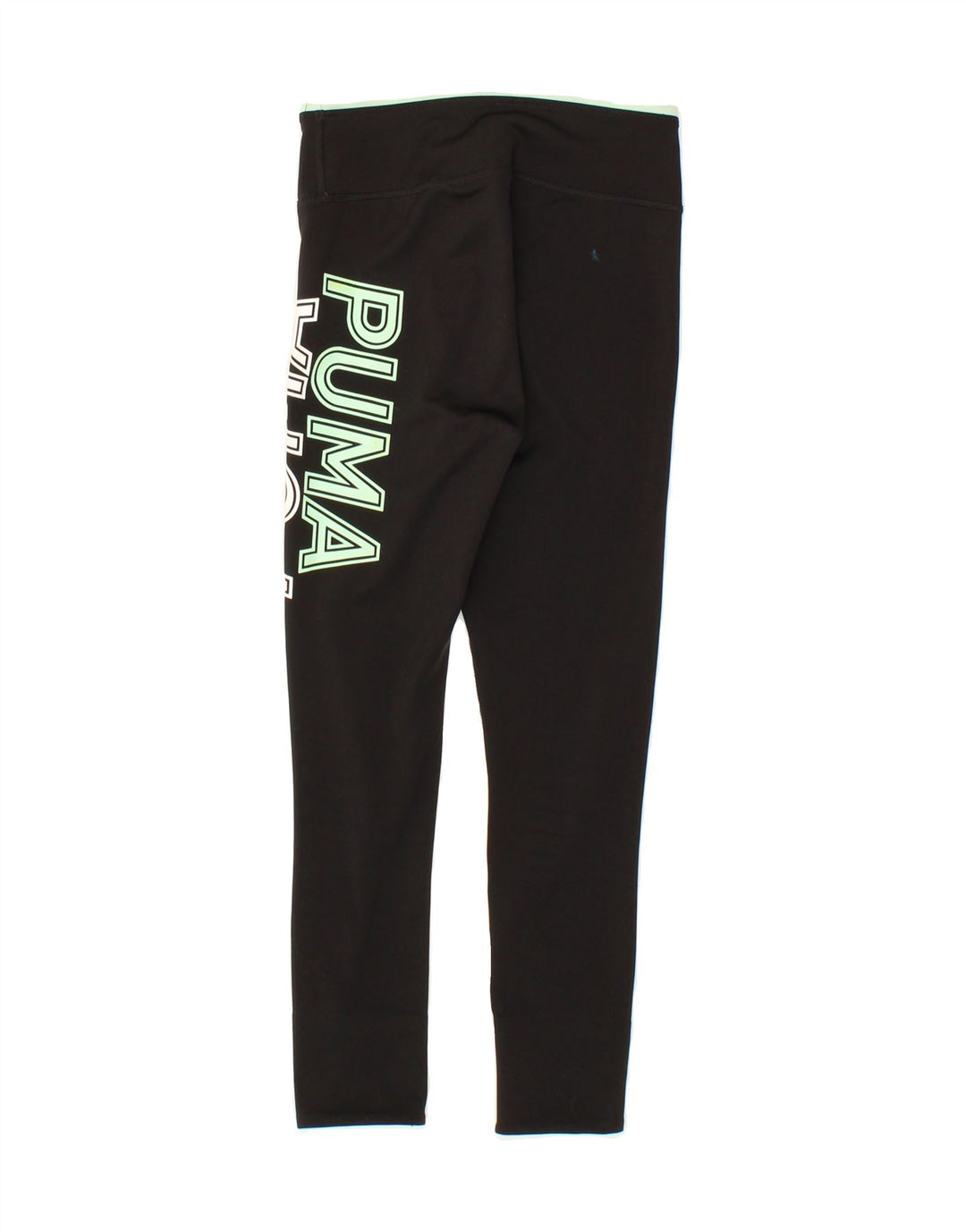 PUMA Girls Graphic Leggings 9-10 Year Medium  Black Vintage Puma and Second-Hand Puma from Messina Hembry 