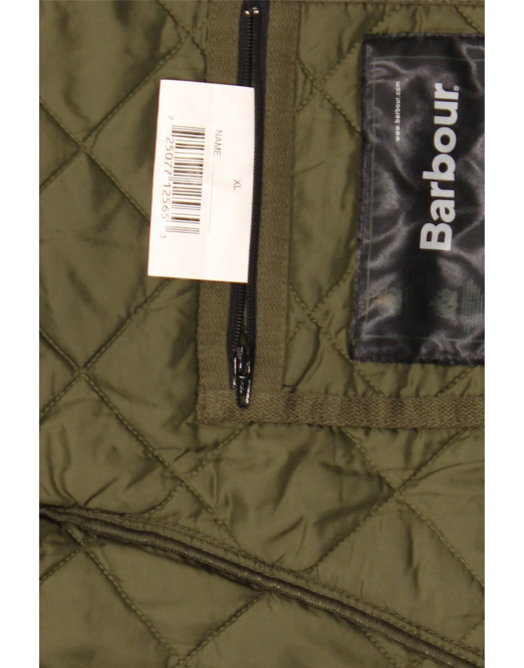 Barbour Herre quiltet jakke UK 42 XL Grøn polyester