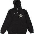 RUSSELL ATHLETIC Boys Zip Hoodie Sweater 14-15 Years Black Polyester Vintage Russell Athletic and Second-Hand Russell Athletic from Messina Hembry 
