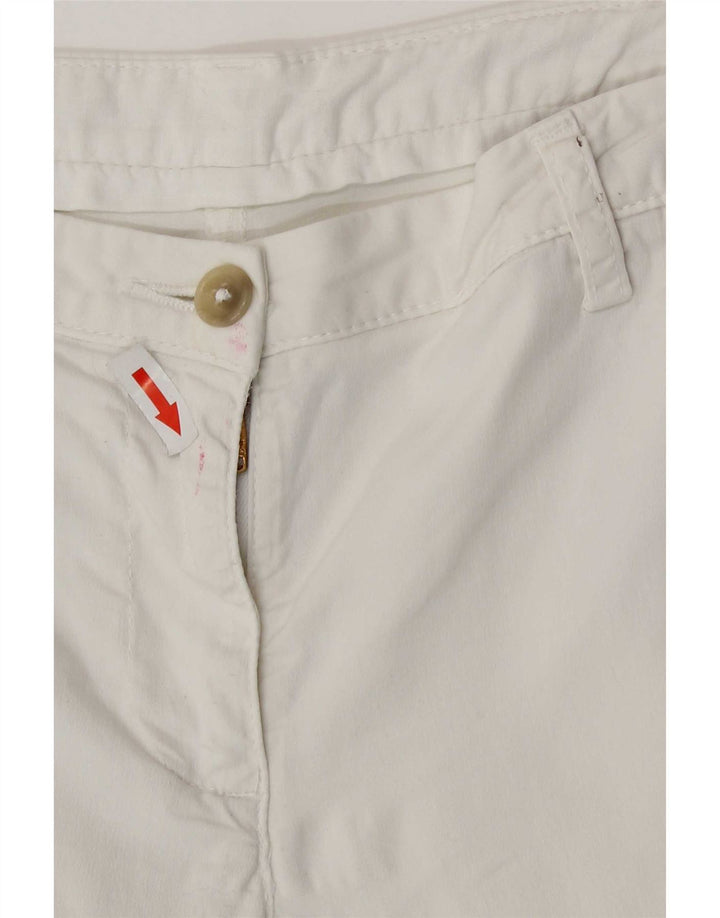 Kappa Chino Shorts til kvinder EU 40 Medium W32 Hvid Bomuld