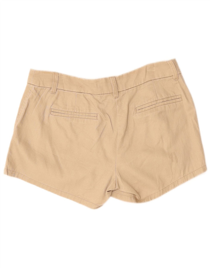 J. CREW Chino Shorts til kvinder US 6 Medium W30 Beige Bomuld